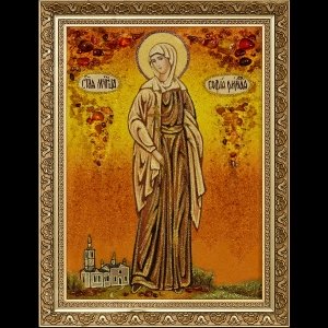 Икона из янтаря Св. Софии
