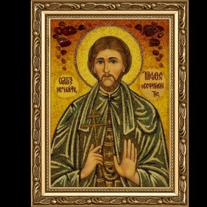 Икона из янтаря Св. Тимофея
