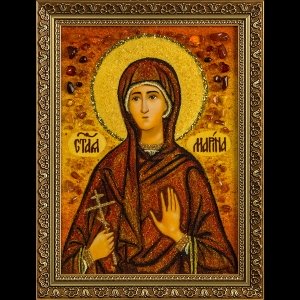 Икона из янтаря Св. Марины
