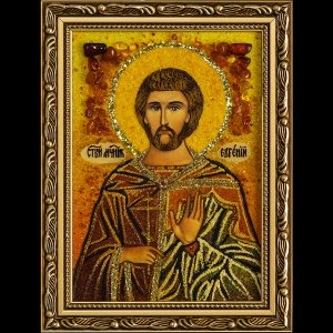 Икона из янтаря Святого Евгения