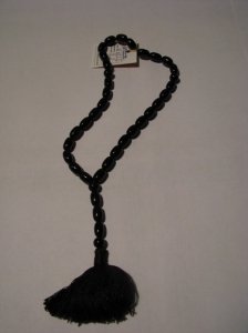 Мусульманские чётки из цельного калиброванного янтаря на 33 бусины