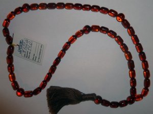 Янтарные четки православные