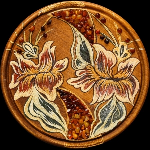 Тарелки из янтаря