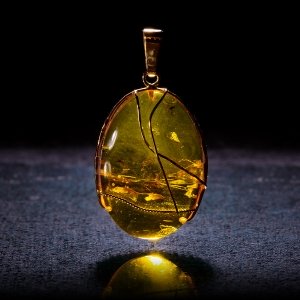 Украшения из янтаря с насекомыми