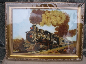 Картина паровоз