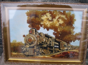 Картина паровоз