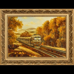 Картина поезд