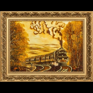 Картина поезд