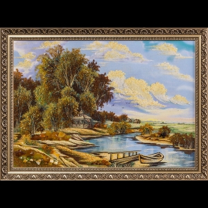 Деревня у реки