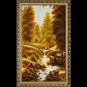 Картина ручей