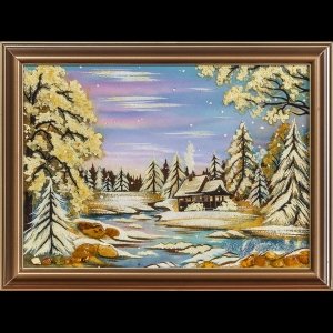 Зимняя деревня