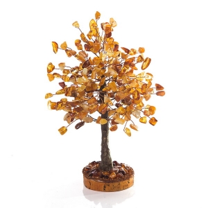 Дерево из янтаря - подарок к деньгам