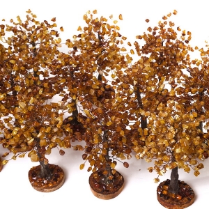 Деревья янтарные, сувениры