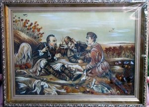 Картина охотники (40 х 60 см)