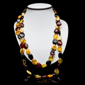 Бусы полированные