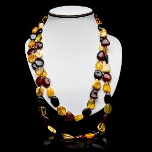 Бусы полированные