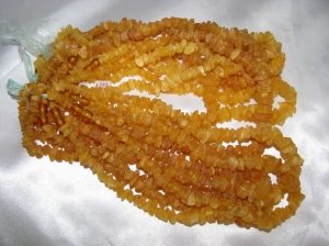 Неполированные бусы