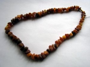 Неполированные бусы