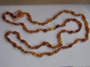 Неполированные бусы