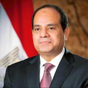 Фото президента Египта для портрета из янтаря.