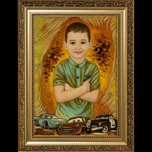 Портрет мальчика из янтаря